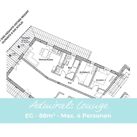 Admiralslounge- Eg, Infrarotsauna, Grosse Dusche, Terrasse, Blick Auf Hafenbecken Appartement